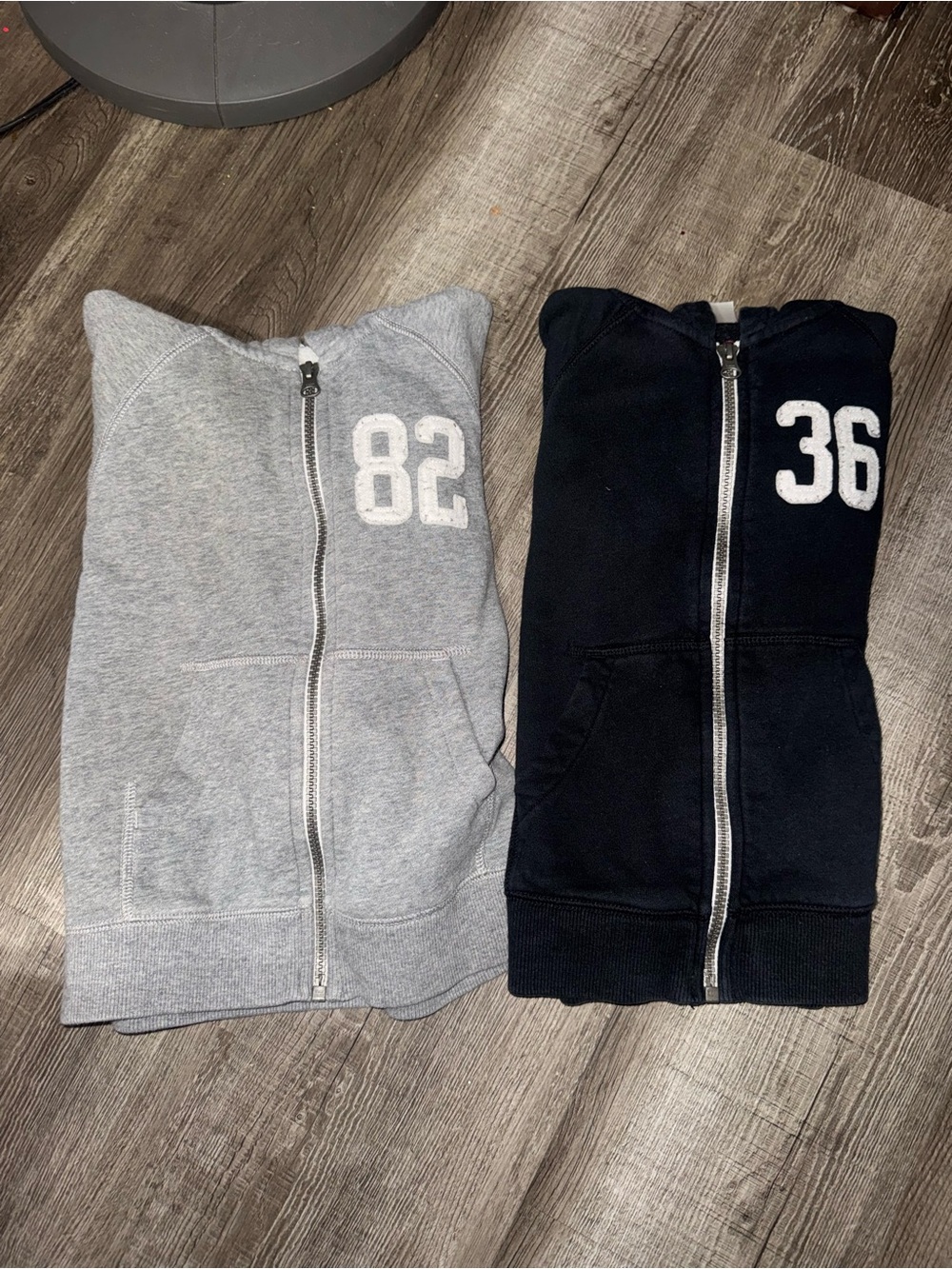 Carter’s Boys Full Zip Hoodie Lot Gray & Black Size 6